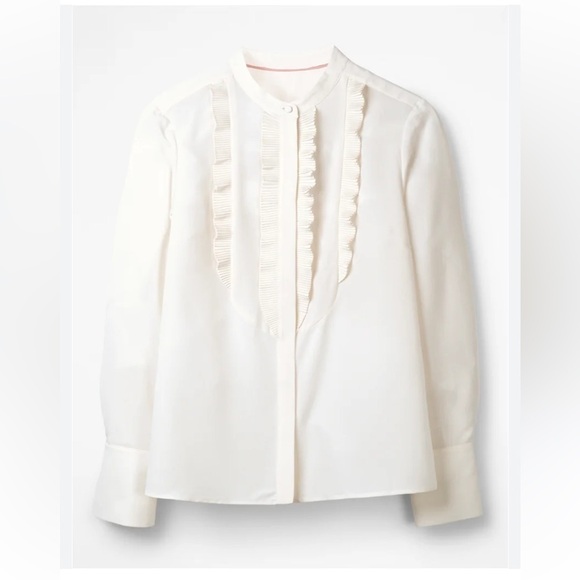 Boden Tops - Boden Macie Blouse in Ivory, size 4